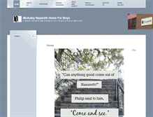 Tablet Screenshot of mcauleynazareth.org